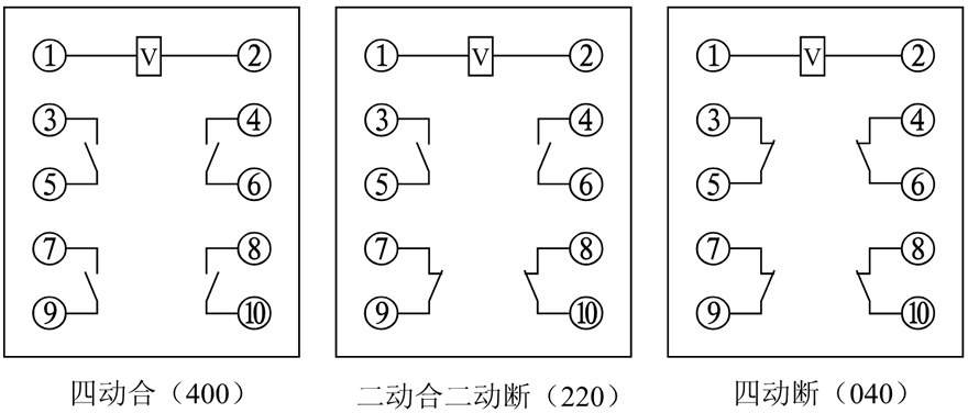 DZ-62/22內(nèi)部接線圖