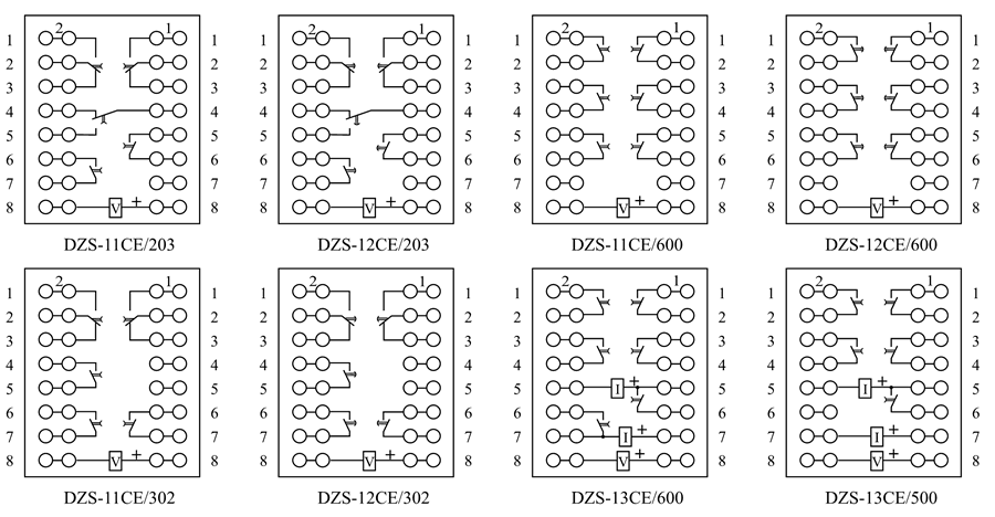 DZS-11CE/302內(nèi)部接線圖