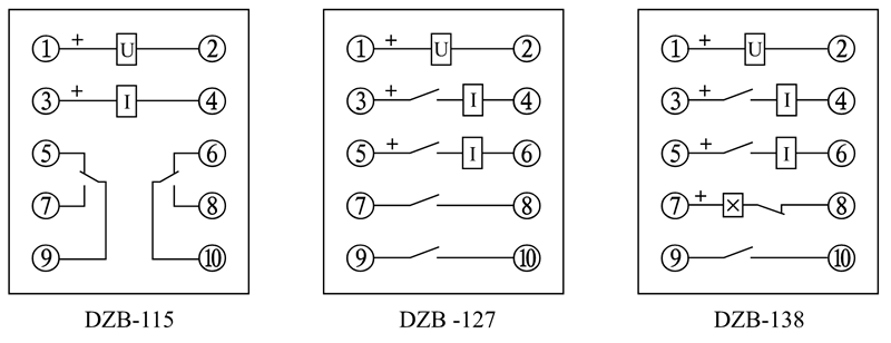 DZB-127內(nèi)部接線圖