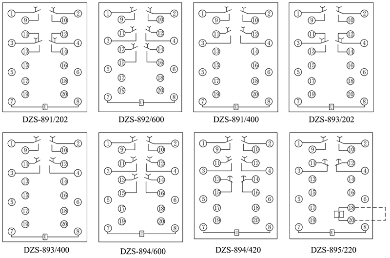 DZS-891/202內部接線圖