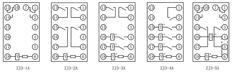 ZJ3-3A內(nèi)部接線圖