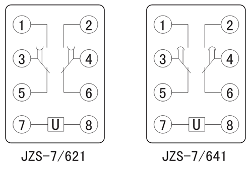 JZS-7/621內(nèi)部接線圖