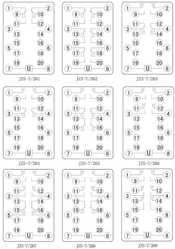 JZS-7/269內部接線圖