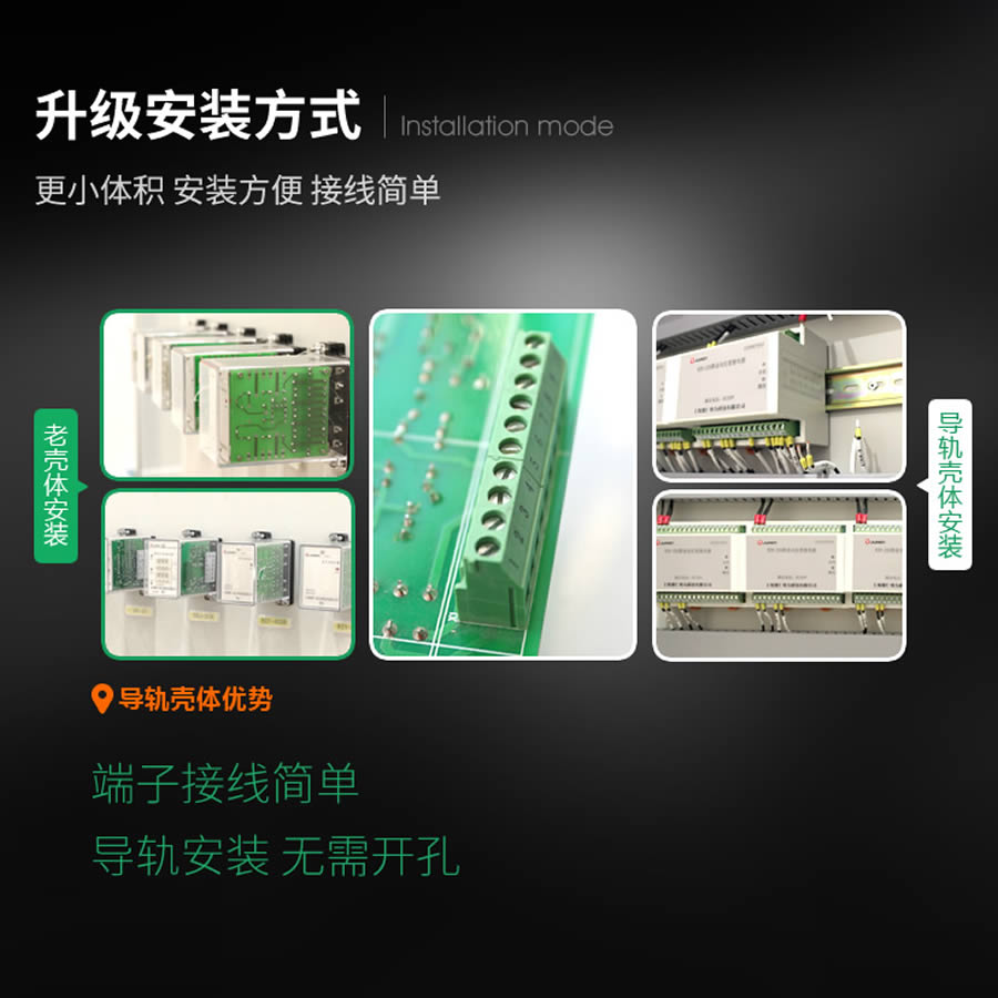 SRS-24VAC-6H-10A導(dǎo)軌安裝結(jié)構(gòu)