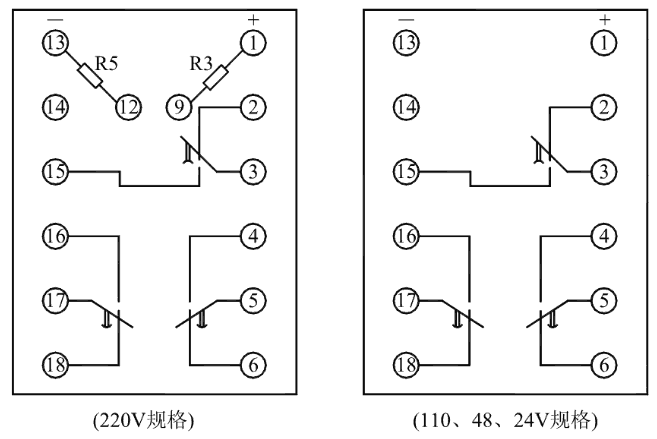 BS-12內(nèi)部接線圖