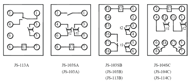 JS-104C內(nèi)部接線圖