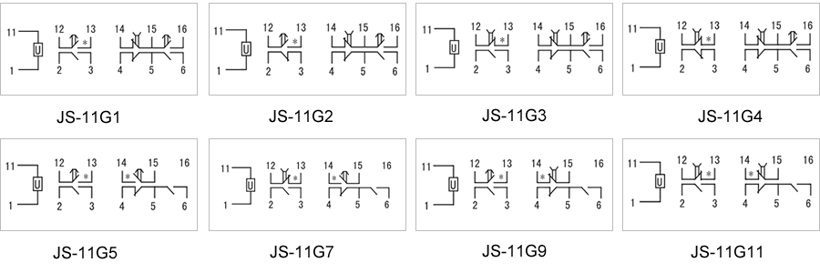 JS-11G1內(nèi)部接線(xiàn)圖