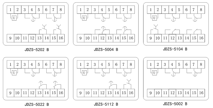 JDZS-5104B內部接線圖