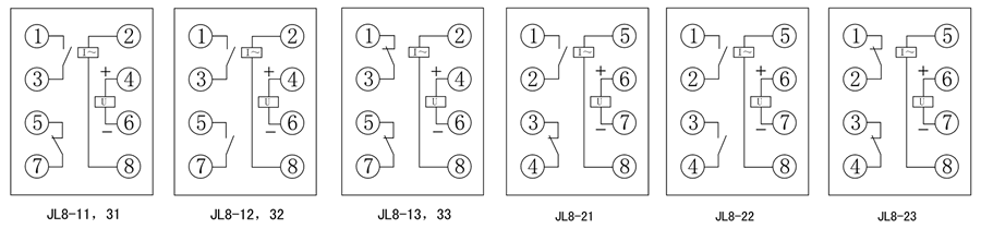 JL8-11內(nèi)部接線圖