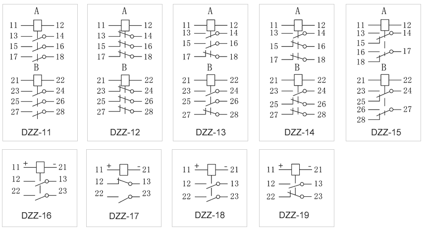 DZZ-14內(nèi)部接線圖