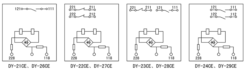 DY-22CE/C內部接線圖