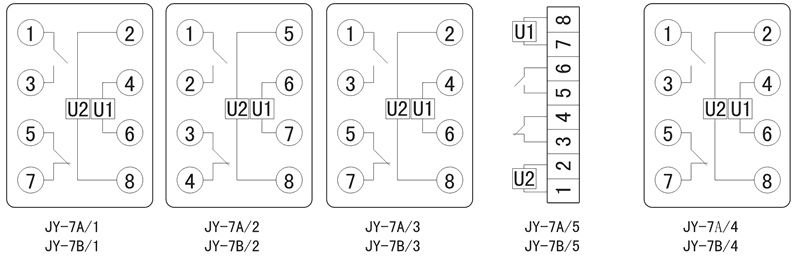 JY-7A/1內部接線圖