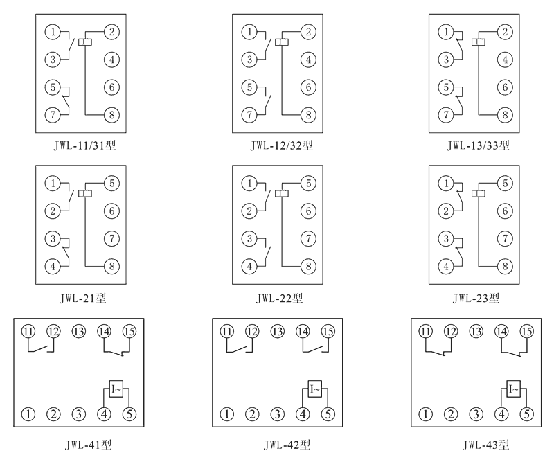 JWL-23內(nèi)部接線圖