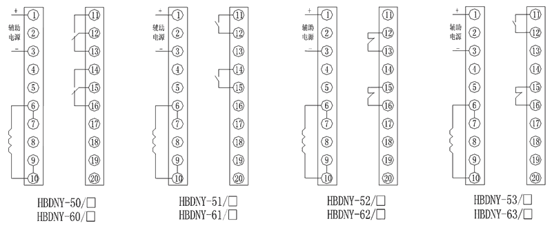 HBDNY-61內(nèi)部接線圖