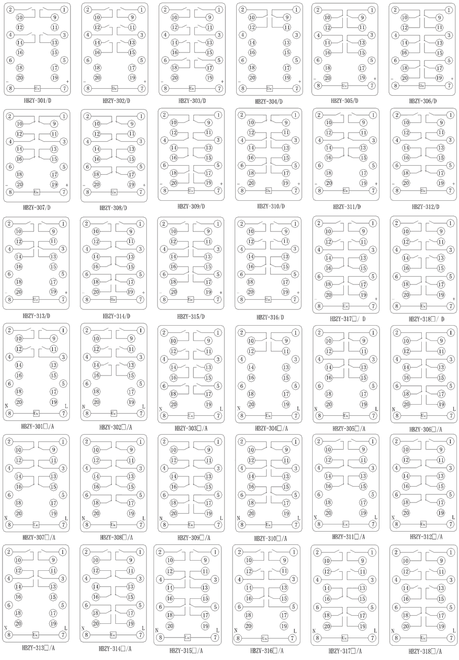 HBZY-317內部接線圖