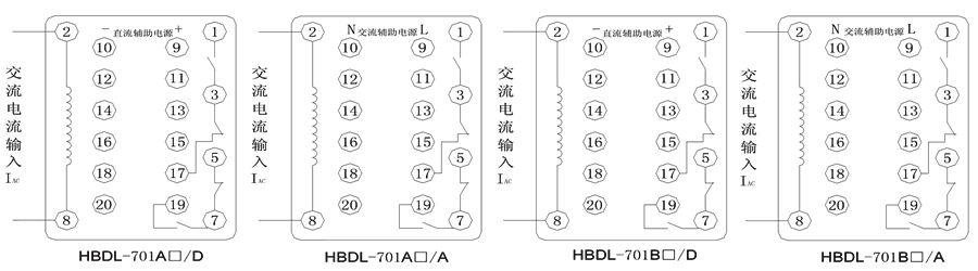 HBDL-701A2/A內部接線圖