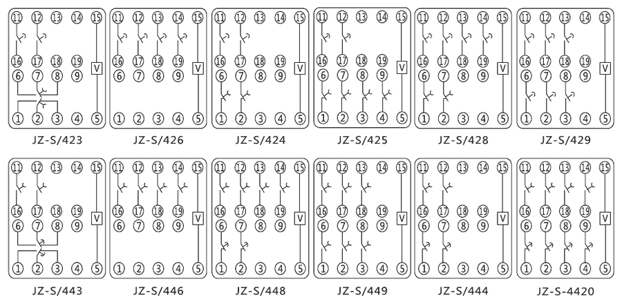 JZ-S/426內部接線圖