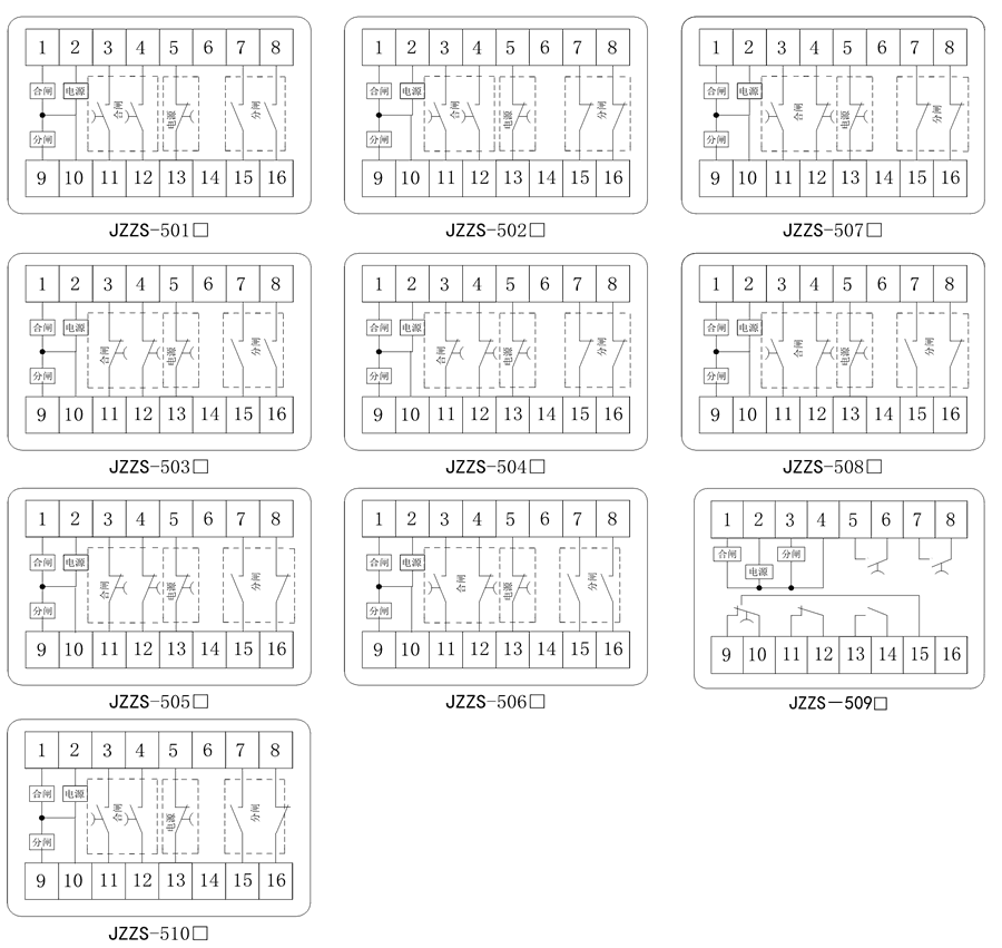 JZZS-5093內部接線圖