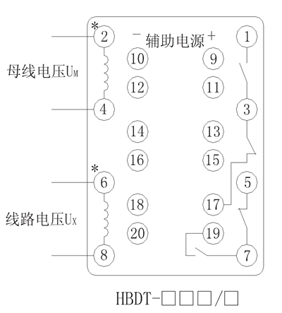 HBDT-24A/5內(nèi)部接線圖