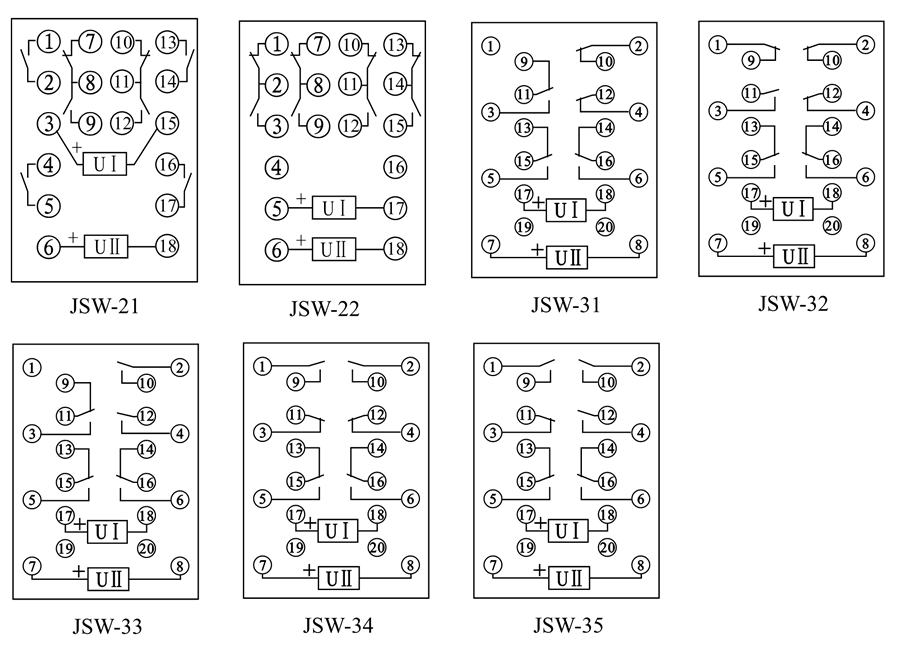 JSW-22內(nèi)部接線圖