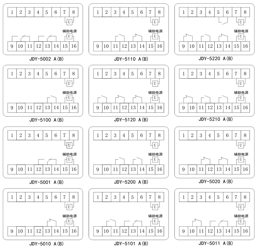 JDY-5020內部接線圖