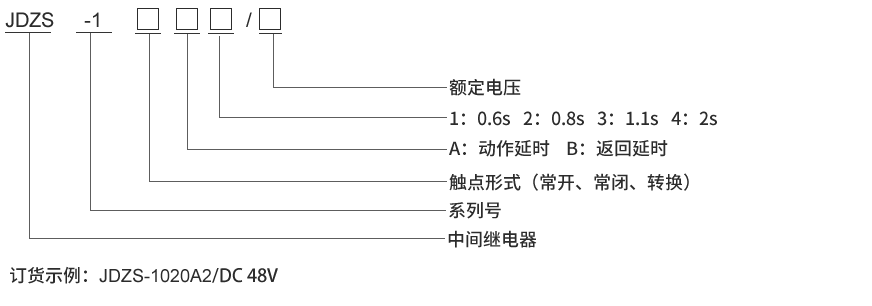 JDZS-1002型號及其含義